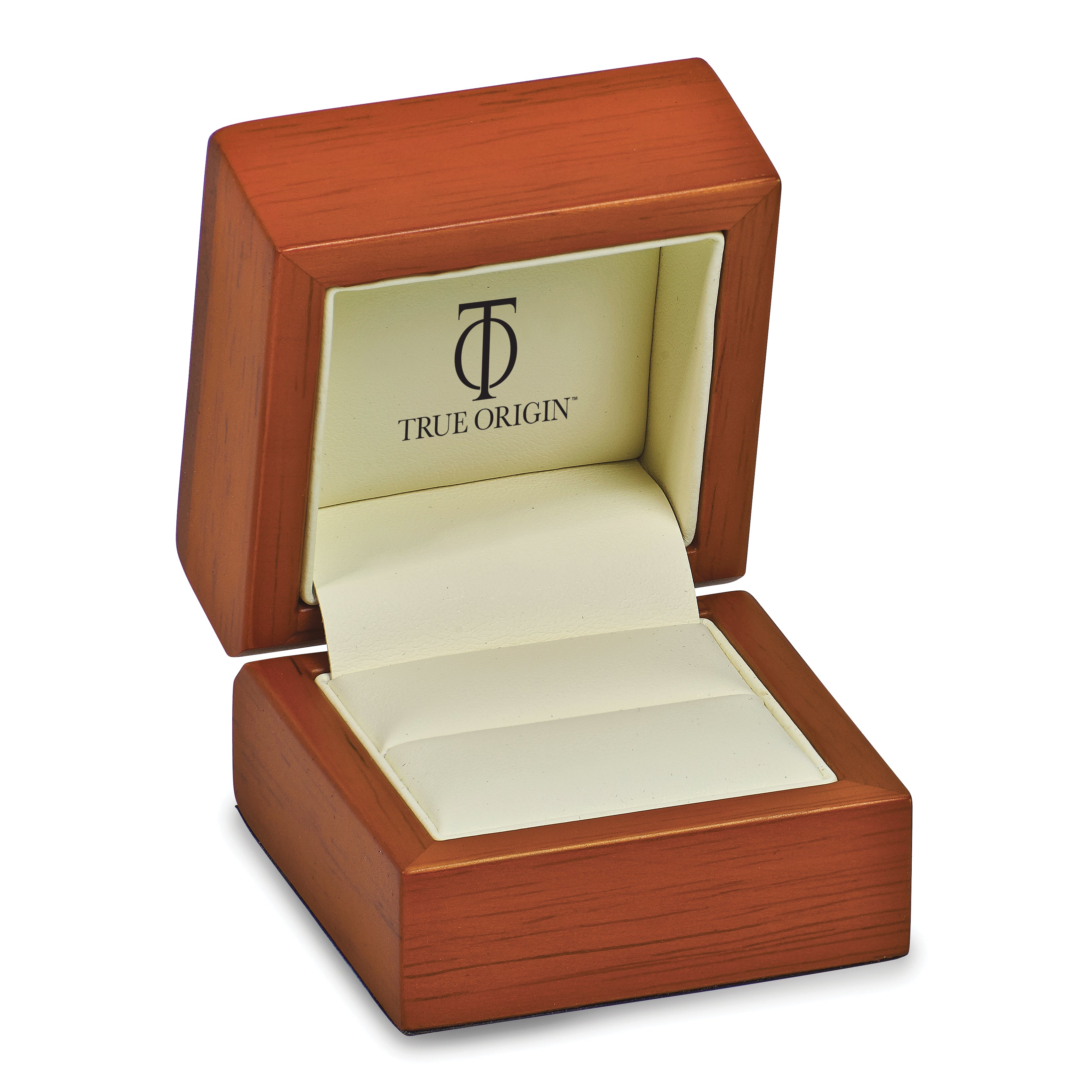 True Origin 14K Rose Gold 3 carat Lab Grown Diamond VS+ F+ Size 7 Complete Eternity Band