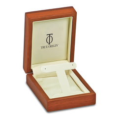 True Origin 14k 4 7/8 carat Lab Grown Diamond VS DEF Patented Safety Clasp In and Out Hoop Earrings