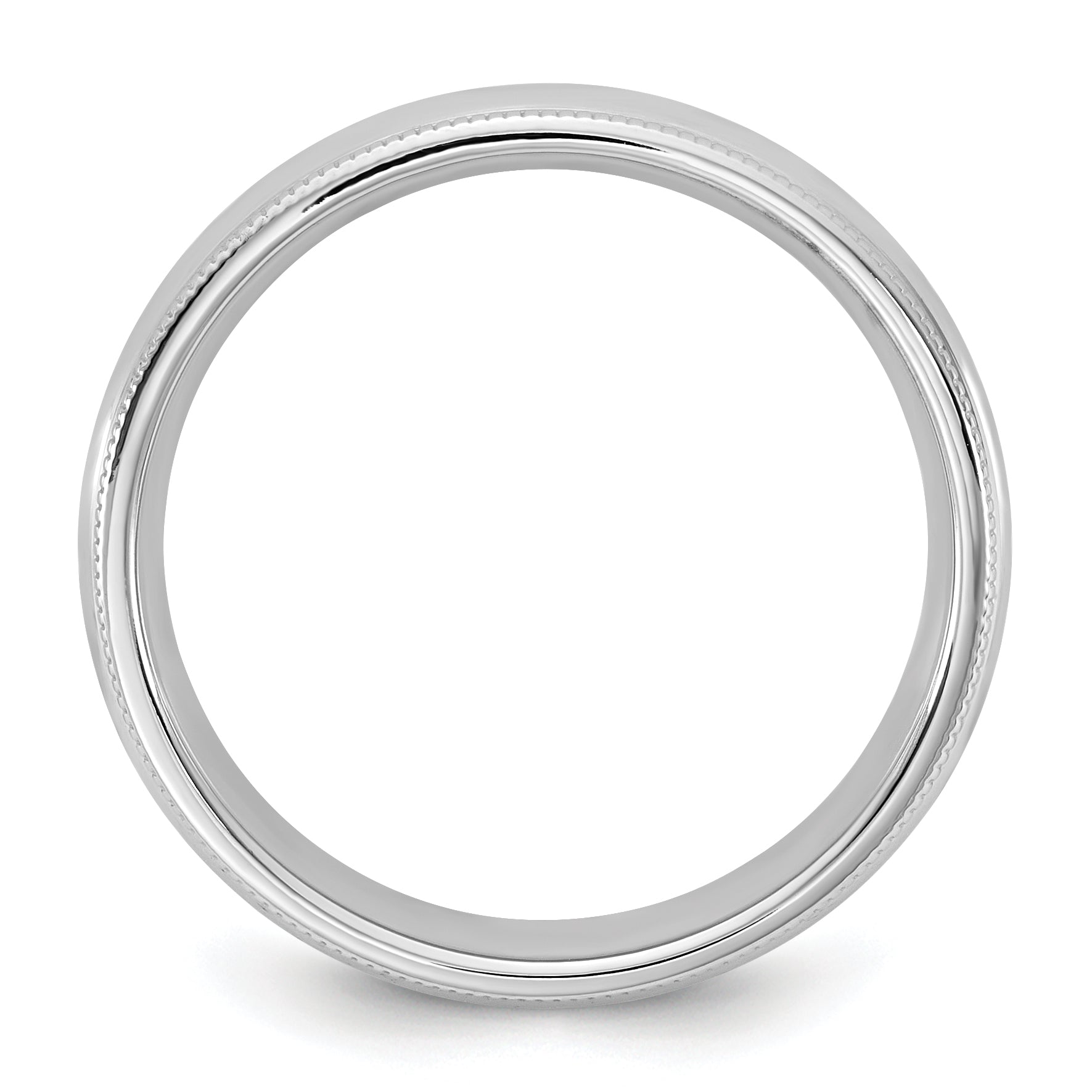 14KW 4.5mm Milgrain Comfort Fit Band Size 14