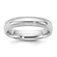 4.5mm 10K White Gold Milgrain Comfort Fit Wedding Band - Sophia Jewelers