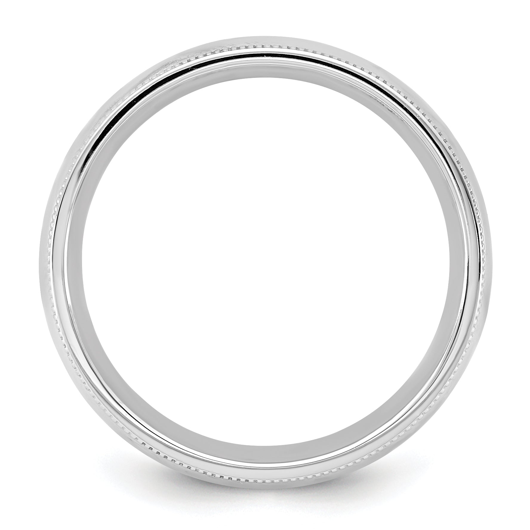 14KW 5.5mm Milgrain Comfort Fit Band