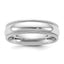 5.5mm 10K White Gold Milgrain Comfort Fit Wedding Band - Sophia Jewelers