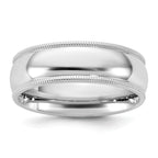 14KW 6.5mm Milgrain Comfort Fit Band