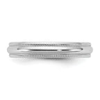 14KW 3.5mm Lightweight Milgrain Half Round Band