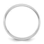 14KW 4.5mm Lightweight Milgrain Half Round Band