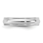 14KW 4.5mm Lightweight Milgrain Half Round Band