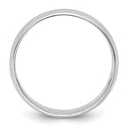 14KW 6.5mm Lightweight Milgrain Half Round Band