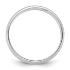 14KW 7mm Lightweight Milgrain Half Round Band