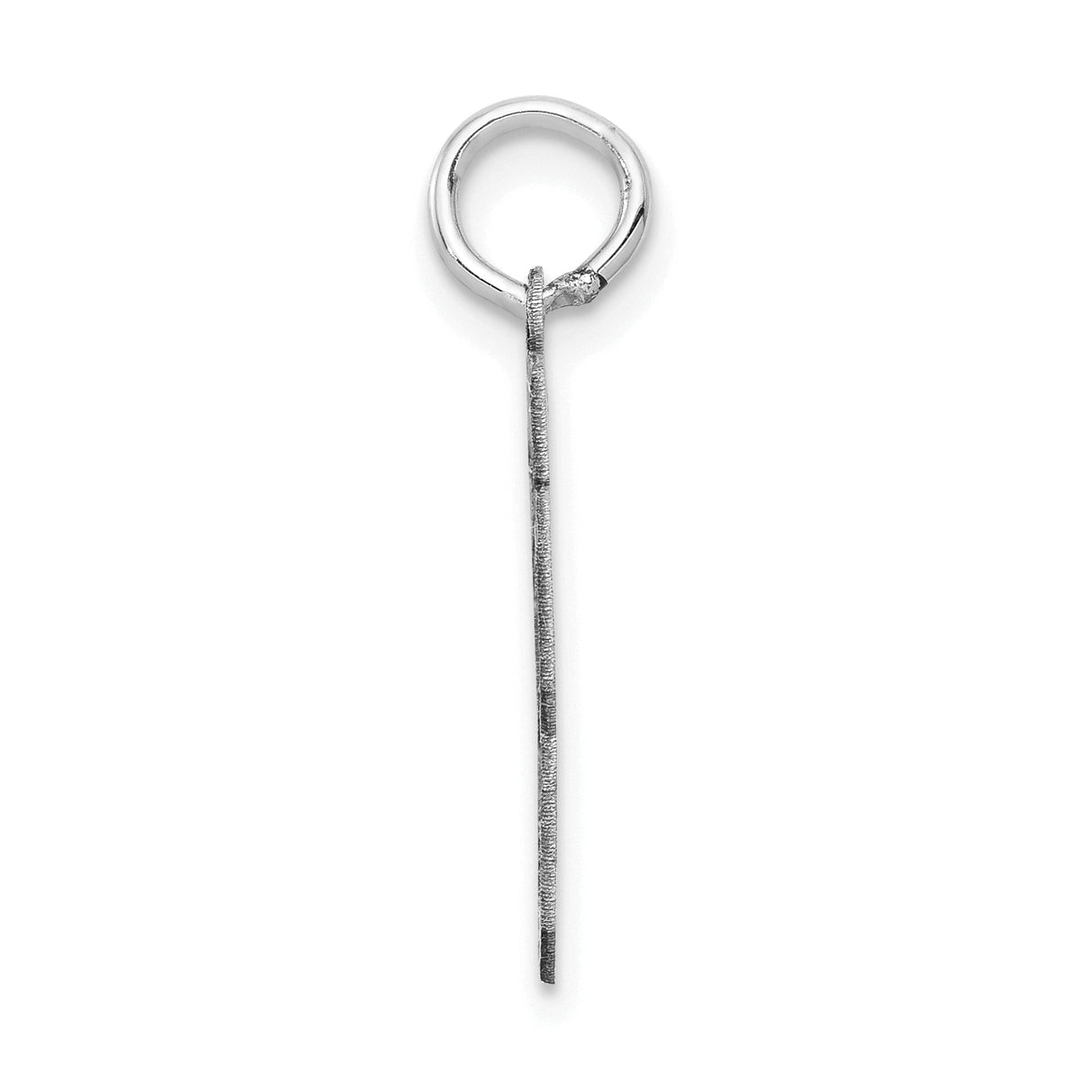 14kw Small Satin Number 63 Charm