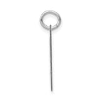 14kw Small Satin Number 96 Charm