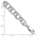 14K White Gold Charm Bracelet