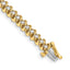 14k Complete 1.95 carat Round VS Diamond Fancy Spiral 7 inch Tennis Bracelet