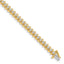 14k Complete 3.31 carat Round VS Diamond Fancy Spiral 7 inch Tennis Bracelet