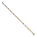 14k Complete 6.6 carat Round AAA Diamond 4-prong 7 inch Tennis Bracelet