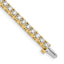 14k Complete 6.6 carat Round AA Diamond 4-prong 7 inch Tennis Bracelet