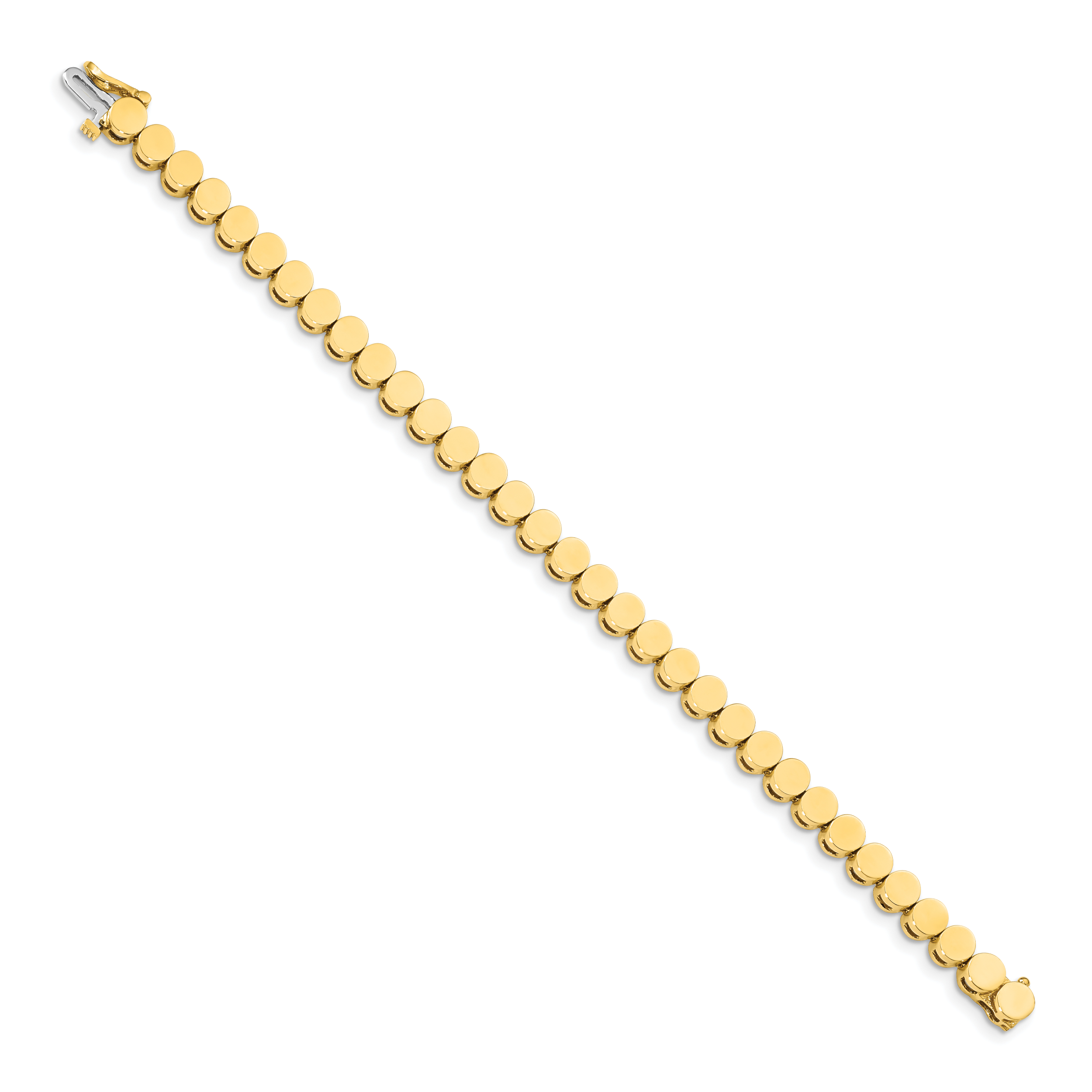 14k Holds 32 Stones up to 4mm Round Add-a-Diamond 7 inch Bracelet Secondary image