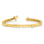 14k Holds 32 Stones up to 4mm Round Add-a-Diamond 7 inch Bracelet