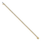 Lab-Grown Diamond Tennis Bracelet in 14K Yellow Gold (2 3/8 ct. tw., VS+ F+), 7 Inch - Sophia Jewelers