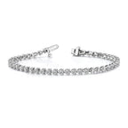 Lab-Grown Diamond Tennis Bracelet in 14K White Gold (2 3/8 ct. tw., VS+ F+), 7 Inch - Sophia Jewelers