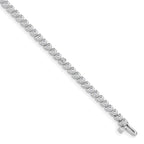Lab-Grown Diamond Tennis Bracelet in 14K White Gold (2 3/8 ct. tw., VS+ F+), 7 Inch - Sophia Jewelers