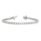 Lab-Grown Diamond Tennis Bracelet in 14K White Gold, 3mm (2 3/4 ct. tw.), 7 Inch - Sophia Jewelers