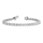 Lab-Grown Diamond Tennis Bracelet in 14K White Gold (4 3/4 ct. tw., VS+ F+), 7 Inch - Sophia Jewelers