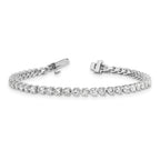 Lab-Grown Diamond Tennis Bracelet in 14K White Gold (4 3/4 ct. tw., VS+ F+), 7 Inch - Sophia Jewelers