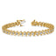 14k 3 carat Lab Grown Diamond VS/SI+ G+ Complete Round Tennis Bracelet