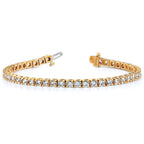 14k Complete 1.25 carat Round VS Diamond 4-prong 7 inch Tennis Bracelet