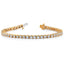 14k Complete 1.25 carat Round AA Diamond 4-prong 7 inch Tennis Bracelet