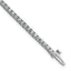 14k White Gold 1 1/4 carat Lab Grown Diamond VS/SI+ G+ Complete Round Tennis Bracelet
