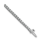 Lab-Grown Diamond Tennis Bracelet in 14K White Gold, 3mm (1 1/4 ct. tw.), 7 Inch - Sophia Jewelers