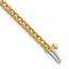 14k Holds 1.25 carat 74-1.6mm Round Diamond 4-prong 7 inch Tennis Bracelet Mounting (No Stone Included)