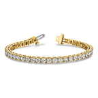 14k Complete 2.17 carat Round VS Diamond 4-prong 7 inch Tennis Bracelet