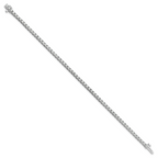 14k White Gold 2 1/6 carat Lab Grown Diamond VS/SI+ G+ Complete Round Tennis Bracelet