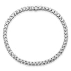 Lab-Grown Diamond Tennis Bracelet in 14K White Gold, 4mm (2 1/5 ct. tw.), 7 Inch - Sophia Jewelers