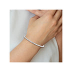 Lab-Grown Diamond Tennis Bracelet in 14K White Gold, 4mm (2 1/5 ct. tw.), 7 Inch - Sophia Jewelers