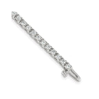 Lab-Grown Diamond Tennis Bracelet in 14K White Gold, 4mm (2 1/5 ct. tw.), 7 Inch - Sophia Jewelers
