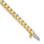 14k Complete 2.86 carat Round A Diamond 4-prong 7 inch Tennis Bracelet