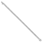 Lab-Grown Diamond Tennis Bracelet in 14K White Gold (4 1/10 ct. tw.), 7 Inch - Sophia Jewelers