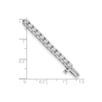 Lab-Grown Diamond Tennis Bracelet in 14K White Gold (4 1/10 ct. tw.), 7 Inch - Sophia Jewelers