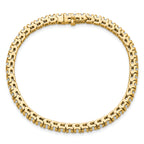 14k 4 5/8 carat Lab Grown Diamond VS/SI+ G+ Round Tennis Bracelet