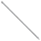 Lab-Grown Diamond Tennis Bracelet in 14K White Gold, 5mm (6 3/8 ct. tw.), 7 Inch - Sophia Jewelers