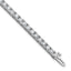 14k White Gold Holds 6.44 carat 46-3.25mm Round Diamond 4-prong 7 inch Tennis Bracelet Mounting (No Stone Included)