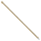 14k 5 7/8 carat Lab Grown Diamond VS/SI+ G+ Round Tennis Bracelet