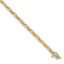 14k Holds 1 carat 19-2.4mm Round Diamond Bar Link 7 inch Tennis Bracelet Mounting (No Stone Included)