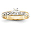 14k Engagement (Trio) Mounting (No Stone Included)