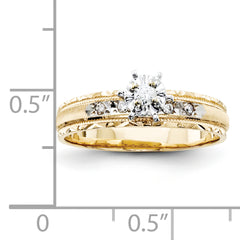 14k Engagement (Trio) Mounting (No Stone Included)