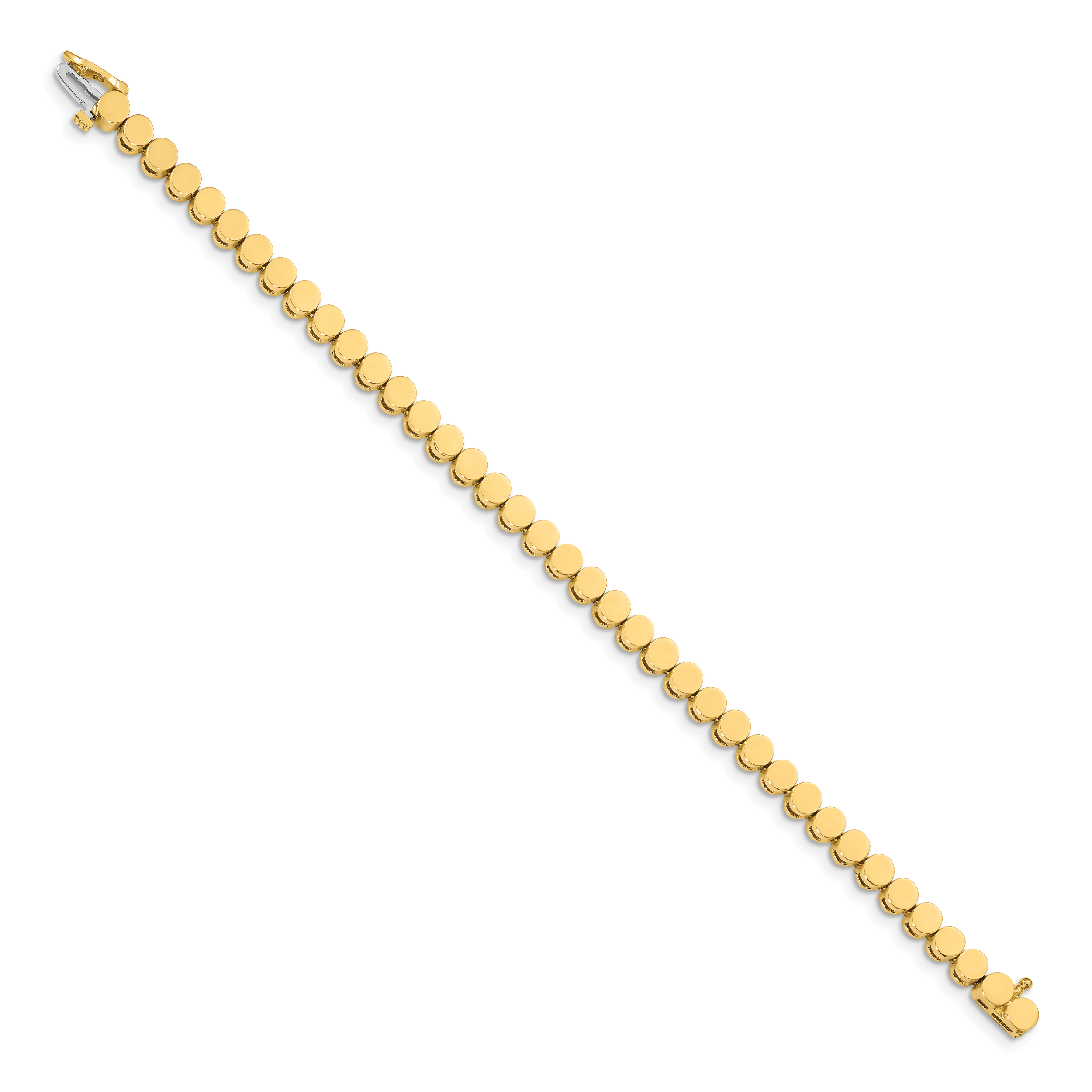 14k Holds 39 Stones up to 3mm Round Add-a-Diamond 7 inch Bracelet Secondary image