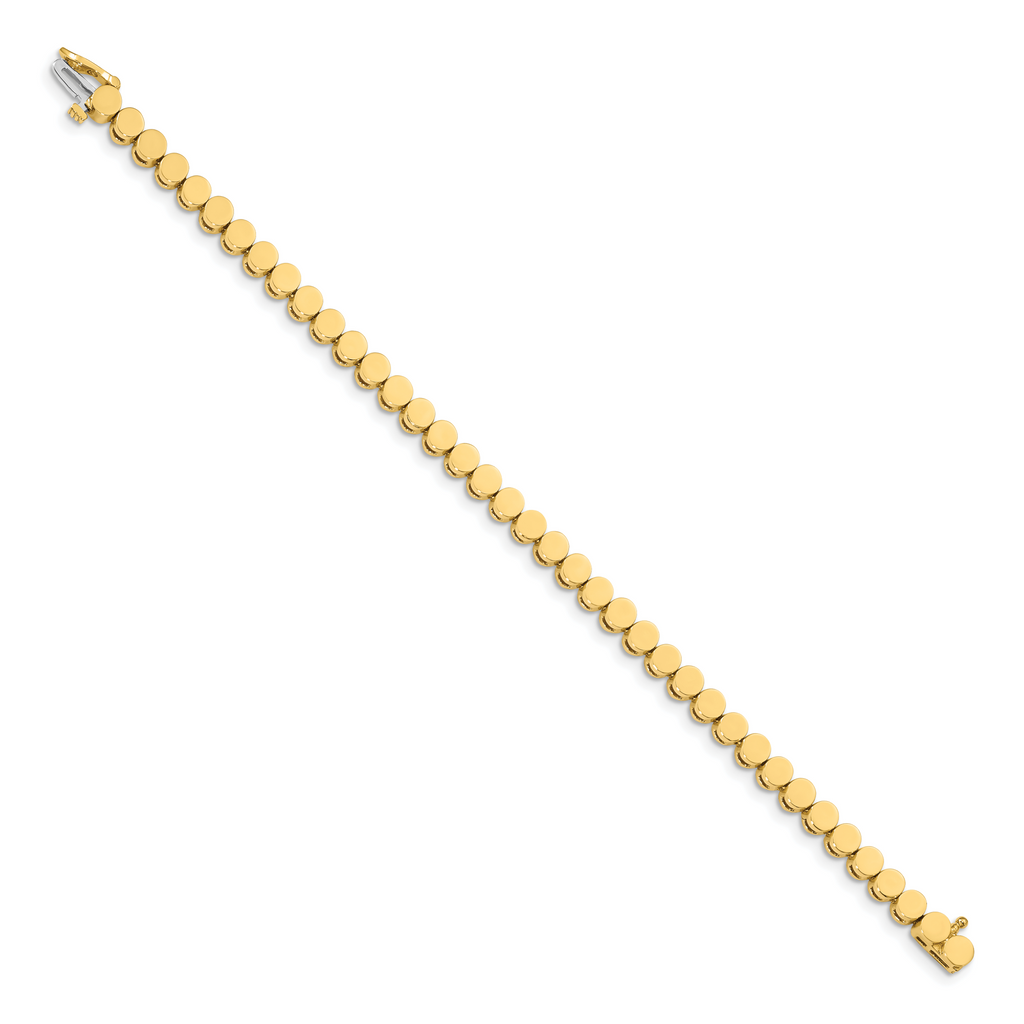 14k Holds 39 Stones up to 3mm Round Add-a-Diamond 7 inch Bracelet